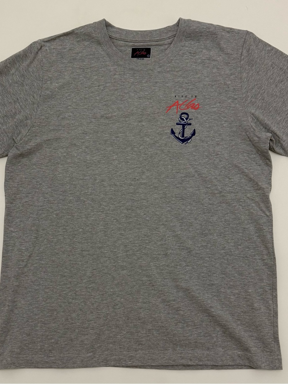 Nike SB x Atlas Skateboarding "Lost at Sea" Graphic T-Shirt Grey XL Vintage